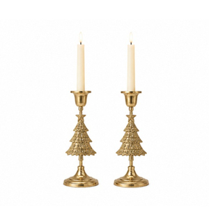Porte-bougie de Noël vintage doré, bougeoir en métal pour décoration de table de mariage, prix de gros - Product Image 1
