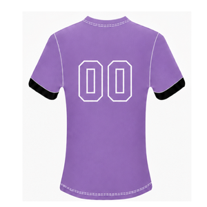 Custom Purple Black Football Jersey <b>Shorts</b> Set Breathable Athletic Team Uniform Training Wear Sports Apparel Performance - Product Image 4
