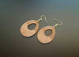 Pendientes Colgantes Únicos Hechos a Mano con Resina de Madera, Joyería Rústica Boho, Accesorios de Moda Ligeros para Mujer, Premium, Modernos, MN EXPORTS - Product Image 4