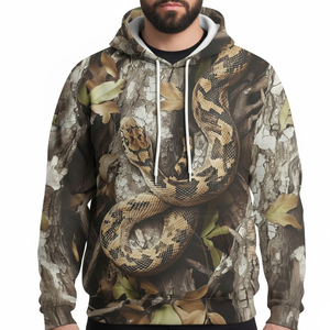 Fabrication professionnelle, sweat-shirt de chasse pour homme, couleur unie, nouveau design, vêtements de pêche par sublimation, sweat-shirt de chasse à manches longues pour homme - Product Image 6