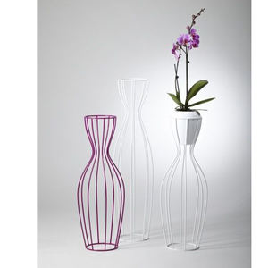 Support de plante en métal enduit antirouille de style européen pour balcon, colonne pour plantes en pot, roses grimpantes - Product Image 3