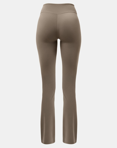 Women's Lightweight High Waisted Seamed Breathable Yoga <b>Leggings</b> Full Length Spandex/<b>Nylon</b> Quick Dry Durable Solid XL Size - Product Image 2