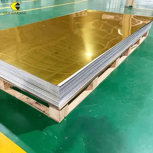 Goodsense Guangzhou fabrika fiyat Pmma aynalı 4 * 8ft 1mm 2mm 3mm altın ayna akrilik plastik ayna levha