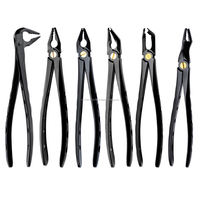 Ensemble de forceps d'extraction dentaire Zarnab Surgical CE, 30 dents, à préhension profonde, 6 pièces, en acier inoxydable allemand, pour extraction dentaire manuelle