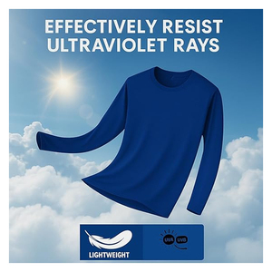 Camiseta de Manga Larga para Hombre, Elegante y Cómoda, Tejido Grueso de Spandex/Poliéster, Estampado Personalizado, Ecológica, para Uso Diario - Product Image 3