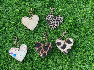 พวงกุญแจหนังขนสัตว์พิมพ์ลายสัตว์มาใหม่พวงกุญแจหนังพิมพ์ลายหลากหลายพวงกุญแจที่มีสไตล์พวงกุญแจสัตว์จริงพวงกุญแจที่มีเอกลักษณ์ - Product Image 6