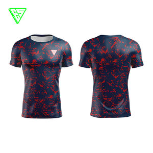 Rashguard de Compresión para MMA y BJJ, Diseño OEM, Impresión Digital Personalizada, Transpirable, de Secado Rápido, Antibacterial, Ecológico, Unisex - Product Image 4