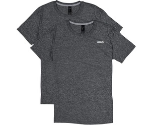 T-shirt streetwear personnalisé avec logo, coupe classique pour homme, col rond, imprimé, manches courtes - Product Image 6