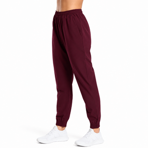 Pantalones Deportivos de Entrenamiento Ligeros para Mujer, Tejidos, de Secado Rápido, Elásticos, de Nailon, con Bolsillos - Product Image 3