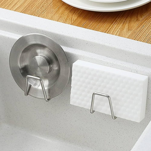 Soporte para Esponjas Tipo Gancho para Fregadero de Cocina, de Acero Premium, para Paños de Cocina y Cepillos, a Precios Increíbles - Product Image 6