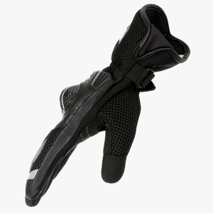 Gants de moto en cuir de vachette respirants et antidérapants SAAR INDUSTRIES, à doigts complets, fonction écran tactile, pour sports d'hiver et course, vente en gros - Product Image 5