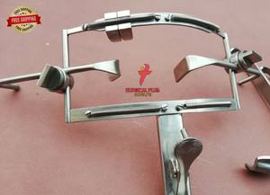 Écarteur buccal DINGMAN allemand à 3 lames, instruments chirurgicaux dentaires en acier inoxydable pour ORL - Product Image 2