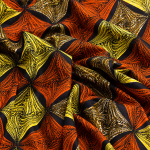 Tela Africana Estampada al por Mayor, Textil de Algodón Ankara, Tela Batik Colorida para Vestidos Tradicionales, Prendas de Moda - Product Image 6