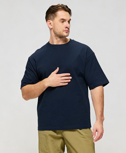 T-shirts homme de haute qualité en coton 100%, impression logo personnalisée, t-shirt uni unisexe respirant, t-shirt oversize - Product Image 2