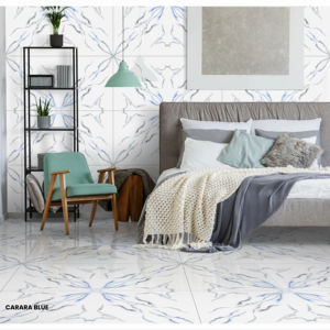 Azulejos de Porcelana Modernos con Acabado Brillante, Diseño de Mármol para Paredes y Pisos Interiores, Tamaño 60x120cm, 600x1200mm, 24x48 Pulgadas - Product Image 1