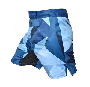 Vêtements de sport personnalisés de haute qualité, shorts MMA respirants, séchage rapide, spandex/polyester, unisexe, service OEM, vêtements d'arts martiaux - Product Image 4