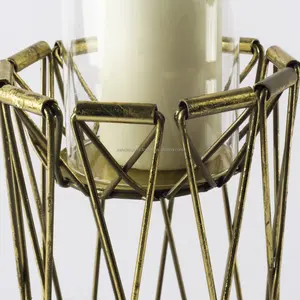 Porte-bougie rustique de style farmhouse pour salle à manger, support décoratif en métal pour bougies, pour la décoration intérieure américaine, Zahid Exports - Product Image 3