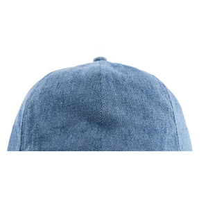 Casquettes de baseball en denim personnalisées OEM/ODM, casquettes de sport confortables, broderie 3D personnalisée, casquettes de baseball en denim pour papa - Product Image 4