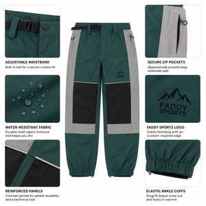 Pantalons de snowboard imperméables et coupe-vent, respirants, pour hommes et femmes, vêtements de sport d'hiver pour la montagne, pantalons de neige - Product Image 4