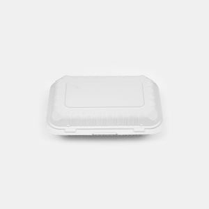 Contenedor tipo clamshell de 9 pulgadas con bisagras y relleno mineral, con doble lengüeta frontal ventilada - Product Image 3