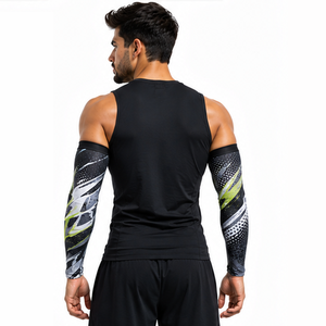 Manchons de compression respirants pour hommes – Personnalisables, pour le sport, le fitness, la course, le cyclisme, l'entraînement, protection et soutien athlétique - Product Image 5