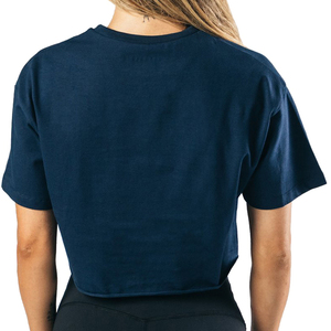 T-shirt court oversize pour femme 100 % coton, personnalisable avec logo, décontracté, uni, col rond, vente en gros, fabricant - Product Image 4