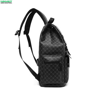 Sacs à dos pour ordinateur portable en cuir PU imperméable, personnalisables avec logo, de haute qualité, à prix abordable, pour affaires et école – Vente en gros usine - Product Image 2