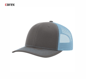 Custom Richardson Mesh Trucker <b>Hat</b> 6-Panel Adjustable Unisex Casual Blue Beige Breathable Waterproof 3D Embroidery 100% - Product Image 4