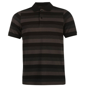 Polo pour homme de qualité supérieure, motif rayé horizontal, manches courtes, vêtements décontractés d'été - Product Image 1