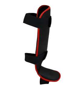 Leather Shin Guards Boxing Leg <b>Protector</b> Muay Thai MMA Kick Boxing Foot Guards Shin Pads Professional Protection Lightweight for - Product Image 4