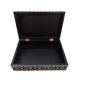 Premium quality Mother of Pearl and Bone Inlay Jewellery <b>Box</b> Luxury Handmade Wooden <b>Keepsake</b> Organizer for Home Styling - Product Image 6