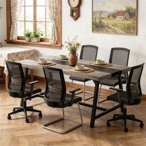 Administrative and Computer <b>Desk</b> Conference Table Dining and <b>Study</b> <b>Desk</b>-Versatile Furniture Solution - Product Image 3