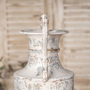 Vaso in ceramica floreale Vintage senza tempo decorazione per la casa per la visualizzazione di fiori freschi e il miglioramento della stanza - Product Image 4