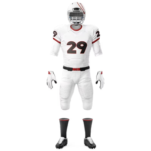 Uniformes Personalizados de Fútbol Americano para Equipos, Tallas Grandes para Adultos, Manga Corta, 100% Poliéster, Impresión Sublimada, Corte Atlético, Proveedor al por Mayor - Product Image 6