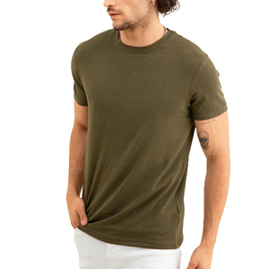 Chemises pour hommes en coton biologique premium, très tendance, 100% coton molletonné, col rond, coupe classique, devant régulier - Product Image 2