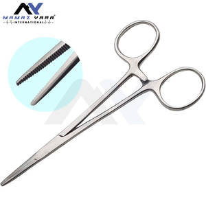 Juego de 2 piezas de acero inoxidable para pesca: Pinzas de bloqueo de 5 pulgadas, hemostáticas, rectas y curvas, instrumentos quirúrgicos dentales - Product Image 6