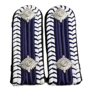 Epaulettes Dorados de Capitán de Alta Calidad, Fáciles de Colocar, Accesorios Metálicos para Uniformes y Disfraces de Guardias de Seguridad, Diseño Bordado - Product Image 2