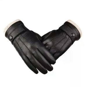 Gants d'hiver en cuir de qualité supérieure, gants chauds et isolés pour le travail en extérieur par temps froid et pour la conduite - Product Image 4