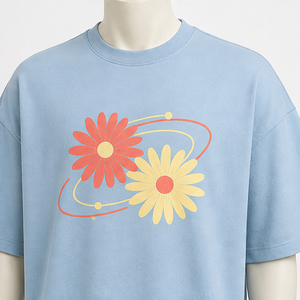 T-shirt graphique surdimensionné personnalisé pour homme, 100 % coton tricoté, manches courtes, séchage rapide, design 08 TSA-SPT-0008 - Product Image 4