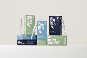 Tampon numérique bio Happy Moonday, ultra-fin, en coton biologique, pour une absorption légère et des soins féminins propres - Product Image 5