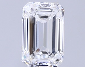 Diamante blanco cultivado en laboratorio de 353 quilates, color E, claridad IF, corte esmeralda, pulido excelente, disponible en stock, joyería fina de primera calidad. - Product Image 1