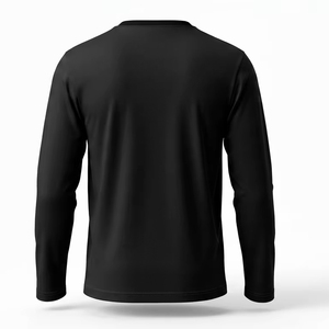 Camiseta de manga larga para hombre, camiseta con estampado personalizado en el pecho, camiseta básica informal de algodón - Product Image 5
