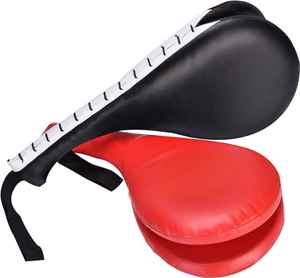 Protège-poignets de boxe doubles durables en cuir - Robustes et protecteurs - Product Image 1