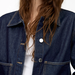 <b>Denim</b> <b>Jacket</b> Cotton Printed <b>Denim</b> <b>Jacket</b> <b>Cropped</b> Jeans <b>Jacket</b> for Women - Product Image 5