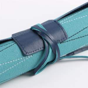 Tapete de Backgammon Enrollable de Viaje, Estilo Cosido, Duradero, de Cuero PU, para Exteriores, Venta al Por Mayor - Product Image 4