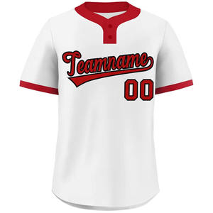 Camisetas de Béisbol Transpirables 100% Poliéster de Malla de Secado Rápido, Color Personalizado, Manga Corta, Cierre de Botones, Unisex para Adultos - Product Image 4