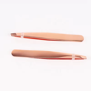 Pince à épiler pour les poils, extracteur de points noirs, pince à épiler pour cils volume, marque privée - Product Image 1