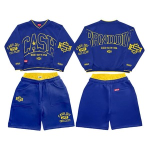 Conjunto Deportivo de Malla para Hombre, Estilo Hip Hop, 100% Algodón, con Estampado por Transferencia de Calor, Secado Rápido y Transpirable, OEM - Product Image 2