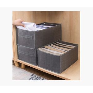 Clothes Storage Bag <b>Wardrobe</b> Drawer Type Divided Storage <b>Box</b> Household Mesh Pants Socks Clothing Organizer - Product Image 3