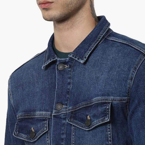 Wholesale 2025 Distressed Jeans <b>Jacket</b> Reasonable Price <b>Men</b> <b>Denim</b> <b>Jacket</b> Good Quality Outfit <b>Men</b> <b>Denim</b> <b>Jacket</b> for man - Product Image 6